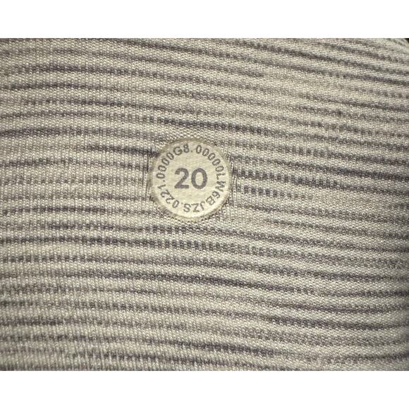 Lululemon Wide Leg Cropped Pants Womens 20 Gray Align Super High Rise Nulu Yoga - Picture 7 of 8